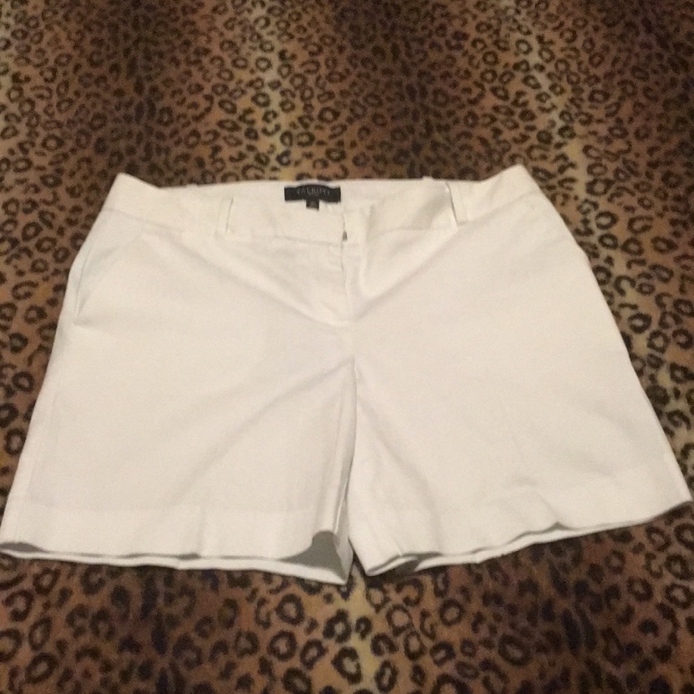Talbots flatfront shorts